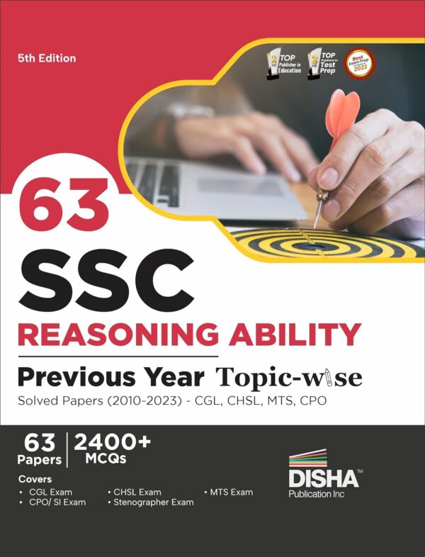 63 SSC Reasoning Ability BY Disha Publications