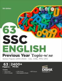 SSC English Previous Year Topic-wise Solved Papers
