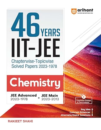 Arihant Chemistry Topicwise Solved Paper by Ranjeet Shahi